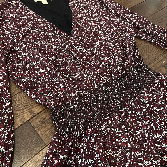 Michael Kors Red, Black and White Long Sleeve Dress - Picture 5 of 8